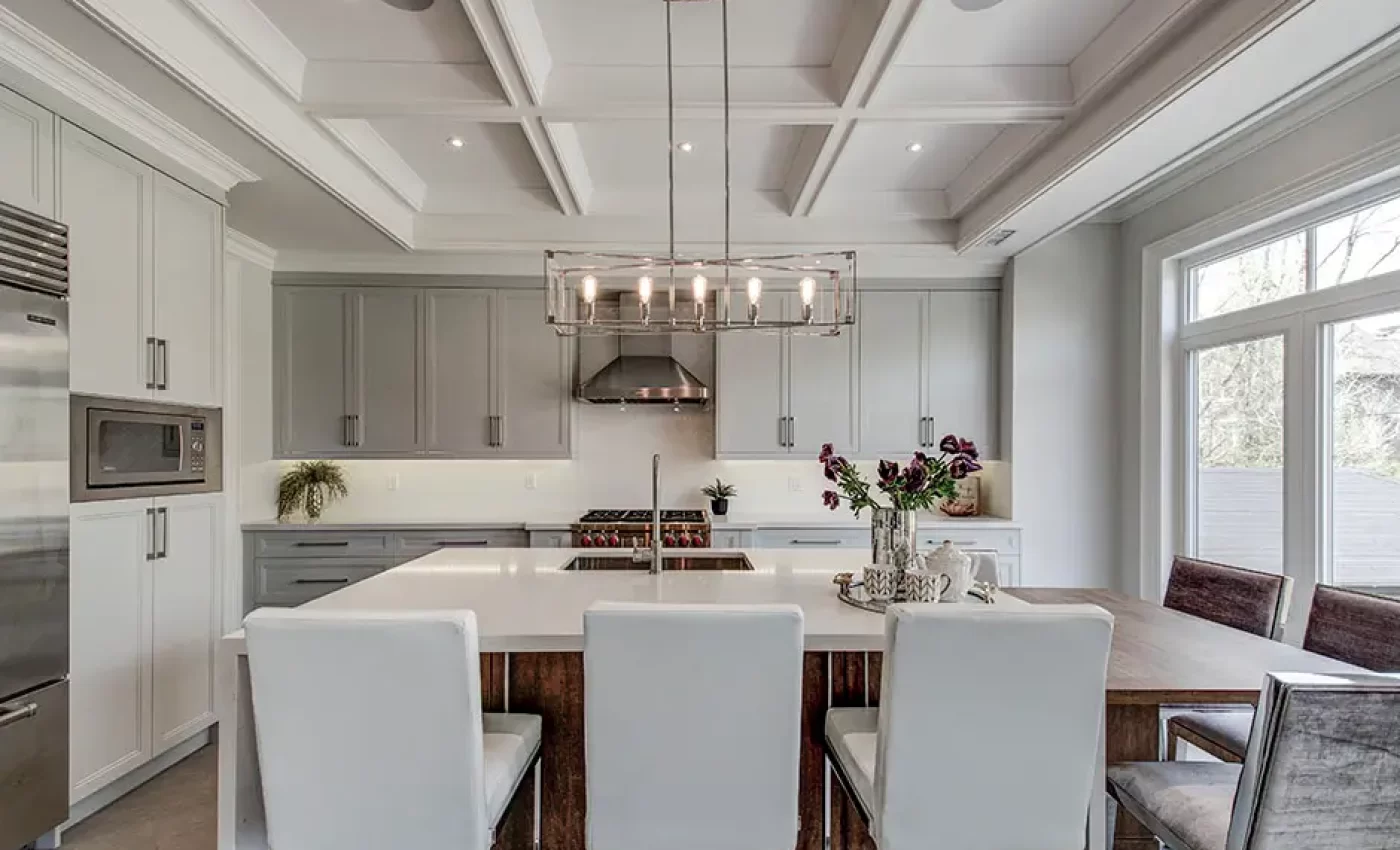 Coffered Ceiling AM Group Studio Thorn Hill, Toronto, Ontario